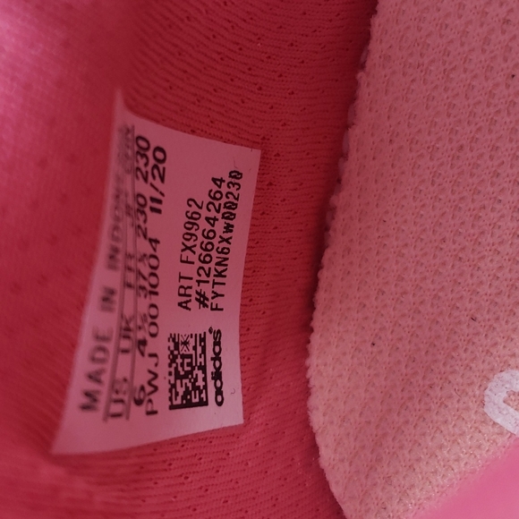 adidas Women's Edge Lux 4 Running Shoes Hazy Rose White - Picture 9 of 10